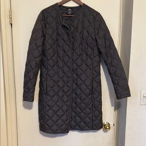 Grey Quilted Jacket from Uniqlo